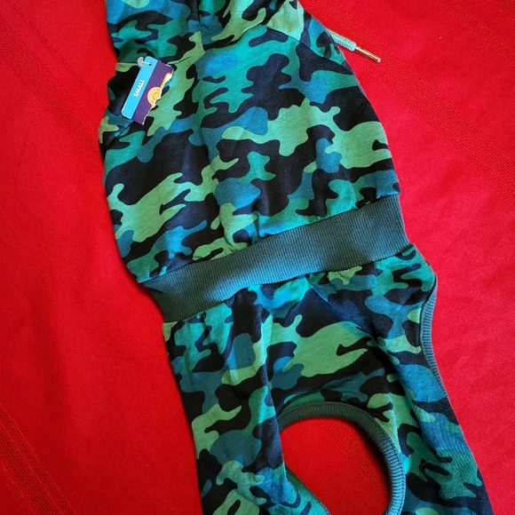TOP PAW Small green camo tracksuit outfit - Picture 4 of 8
